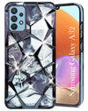 For Samsung Galaxy A32 4G Back Cover Case (Dual Design Glitter Sparkle and Detachable Diamond Print Case | Soft and Flexible)
