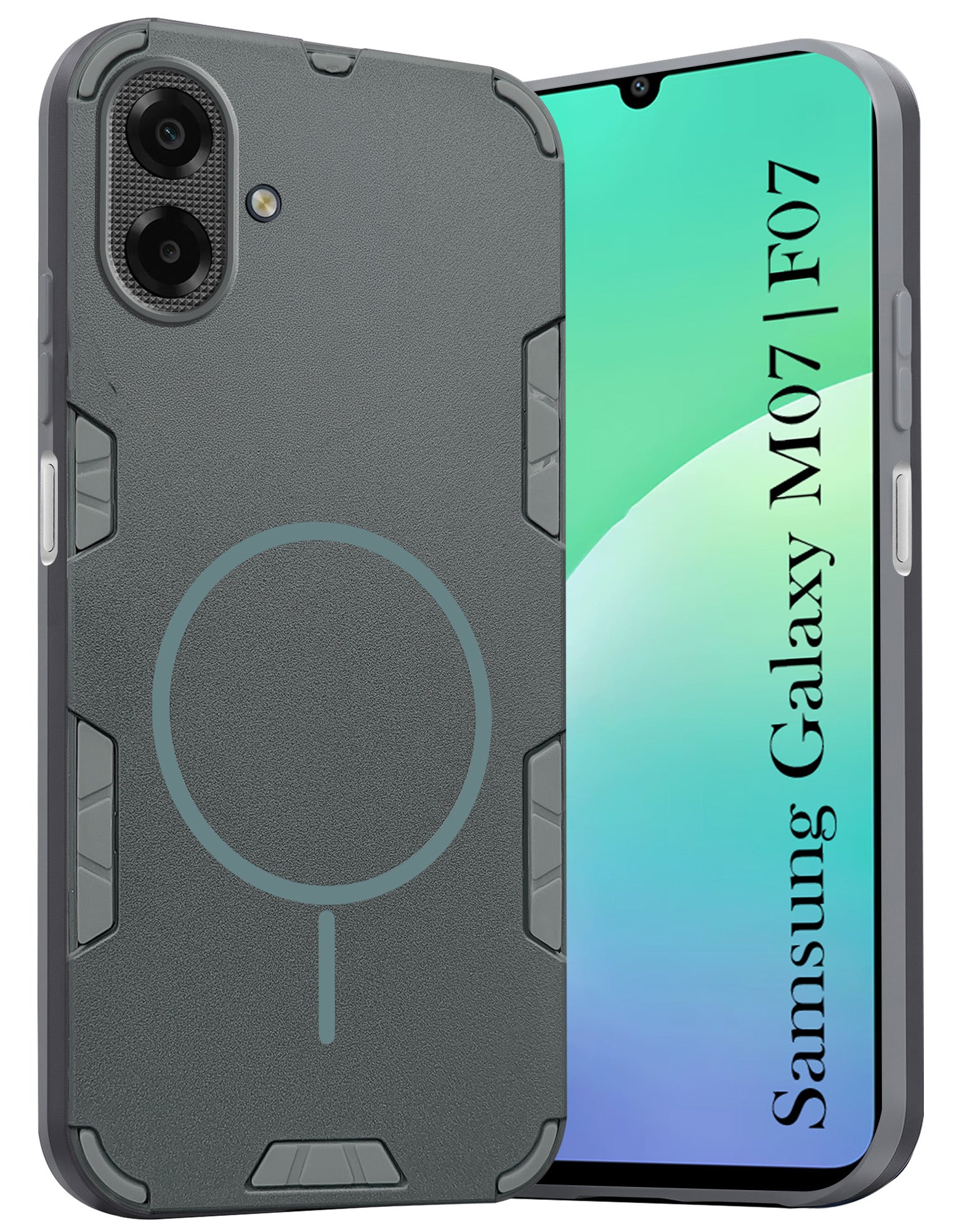 For Samsung Galaxy M07 | Samsung Galaxy F07 Back Cover Case (Slim Hybrid Armor | Shockproof Camera Protection | Rugged Dual Layer)