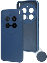 For Vivo X200 Pro 5G Back Cover Case (Matte Finish Silicone with Inside Fiber Cloth)