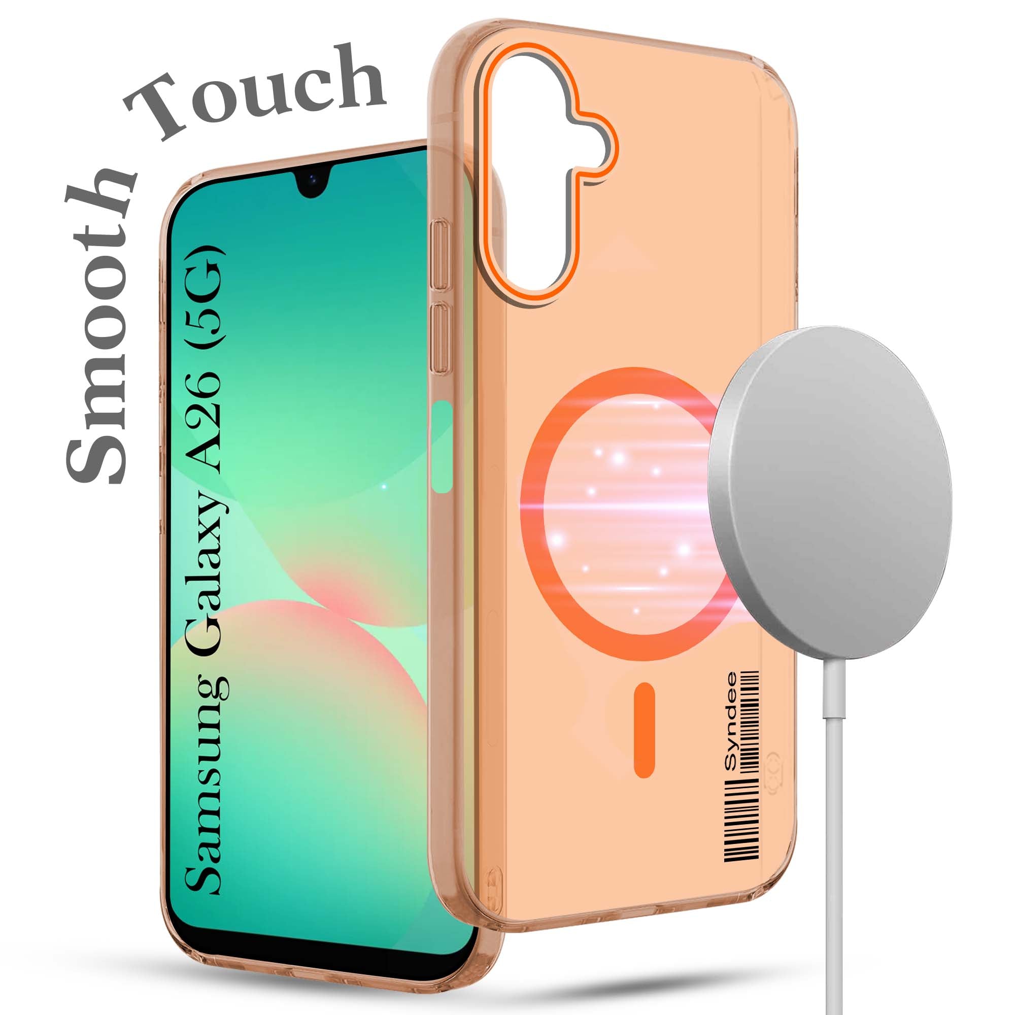 For Samsung Galaxy A26 5G Back Cover Case (Soft Touch | Camera Bump Protection | MagSafe Compatible | Matte Finish)