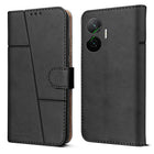 For Xiaomi Poco F7 5G Flip Cover Case ( Stitched Leather with Magnetic Closure)