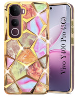 For Vivo Y400 Pro Back Cover Case (Dual Design Glitter Sparkle and Detachable Diamond Print Case | Soft and Flexible) (Dual Design Glitter Sparkle and Detachable Diamond Print Case | Soft and Flexible)