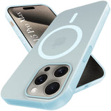 For Apple iPhone 15 Pro Max Back Cover Case  (Frosted Matte Feel | MagSafe Compatible Wireless Charging | Polycarbonate Material)
