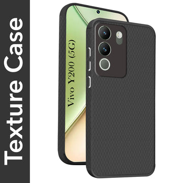 For Vivo Y200 Back Cover Case (Liquid Silicone | Side Grip | Camera Protection)