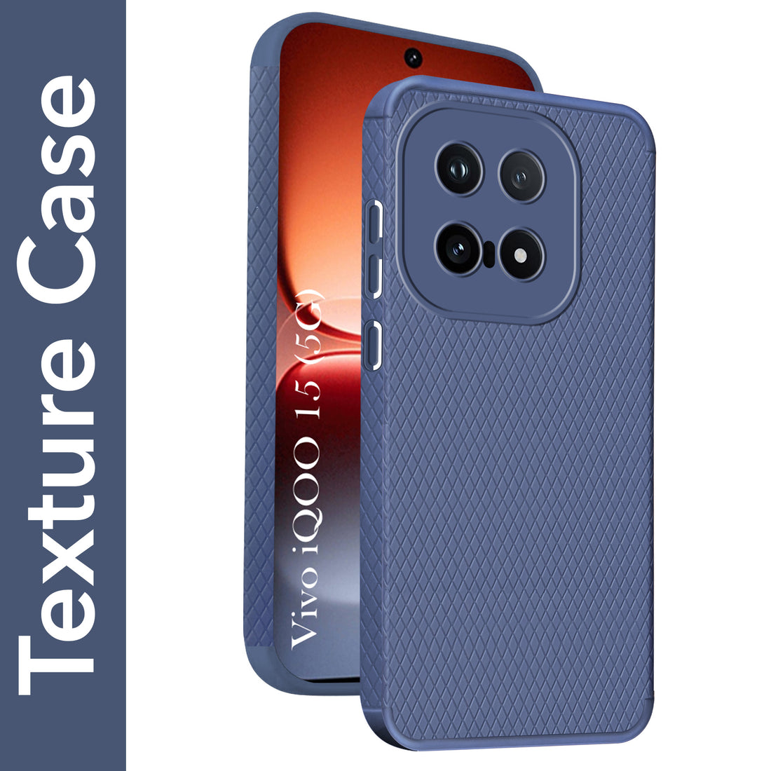 For Vivo iQOO 15 5G Back Cover Case Liquid Silicone (Camera Protection | Side Grip Texture | Soft and Flexible)
