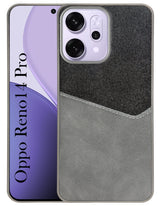 For Oppo Reno14 Pro 5G | Oppo Reno 14 Pro 5G Back Cover Case (Dual PU Leather Stitch | Professional Minimalist | Soft and Flexible)