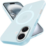 For Apple iPhone 16 Back Cover Case (Frosted Matte Feel | MagSafe Compatible Wireless Charging | Polycarbonate Material)