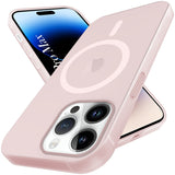 For Apple iPhone 14 Pro Max Back Cover Case (Frosted Matte Feel | MagSafe Compatible Wireless Charging | Polycarbonate Material)