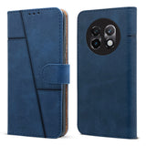 For Realme 13 Plus Flip Cover Case ( Stitched Leather with Magnetic Closure)