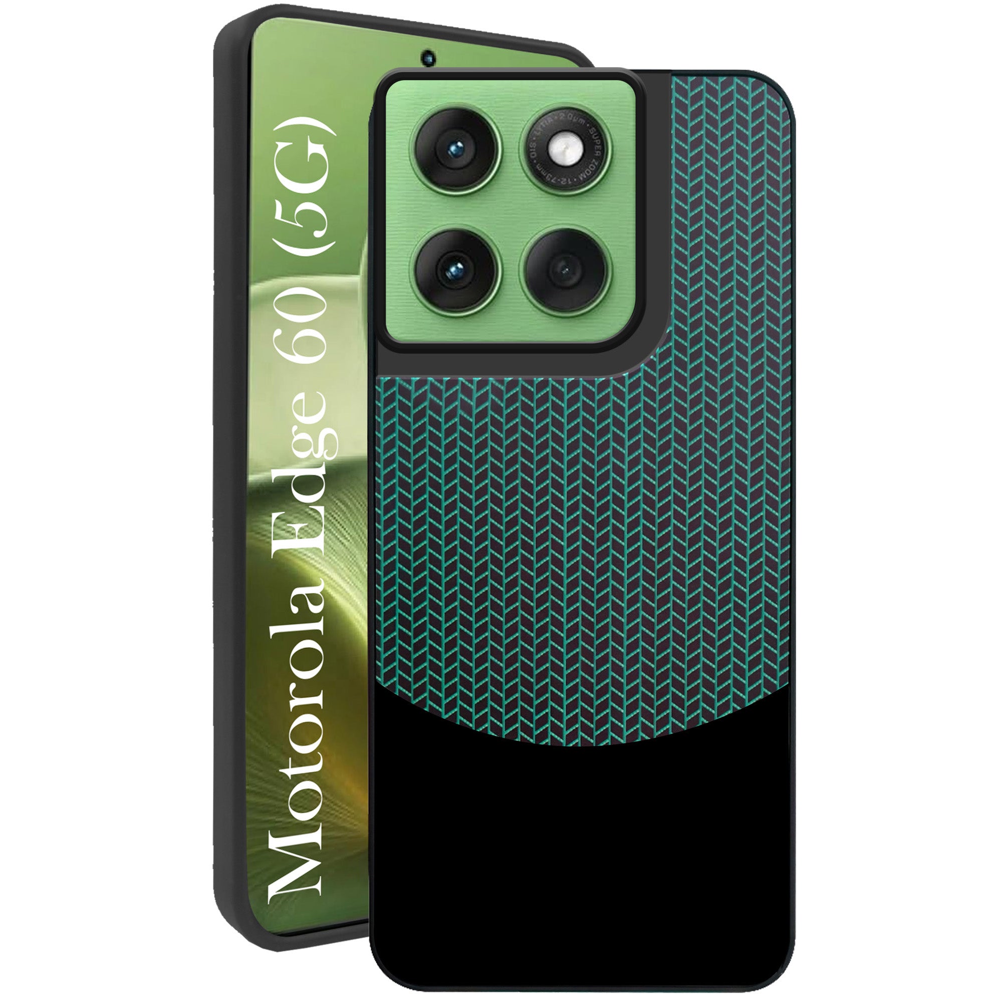For Motorola Moto Edge 60 Back Cover Case (Elegant PU Leather Finish | Premium Minimalist Professional | Camera Protection Bump)