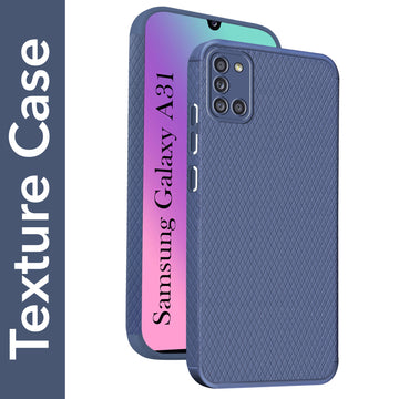 For Samsung Galaxy A31 Back Cover Case (Liquid Silicone | Side Grip | Camera Protection)