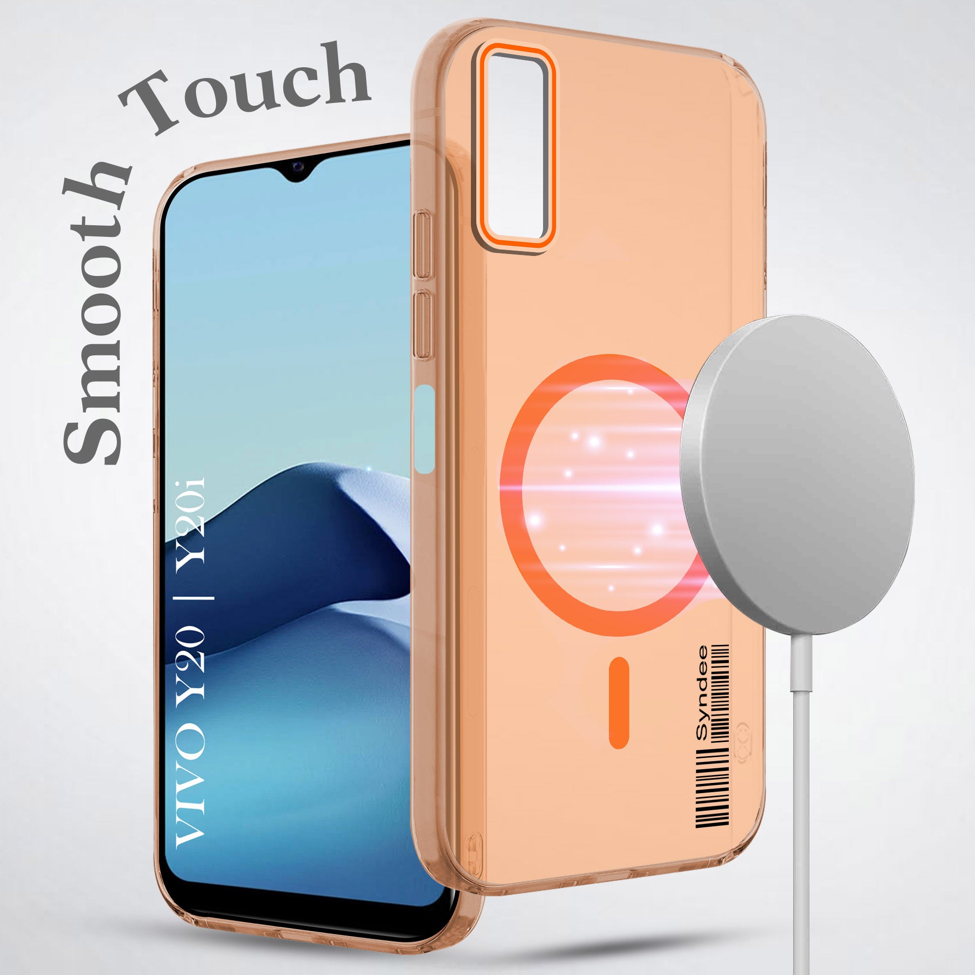 For Vivo Y20 | Y20i Back Cover Case (Soft Touch | Camera Bump Protection | MagSafe Compatible | Matte Finish)
