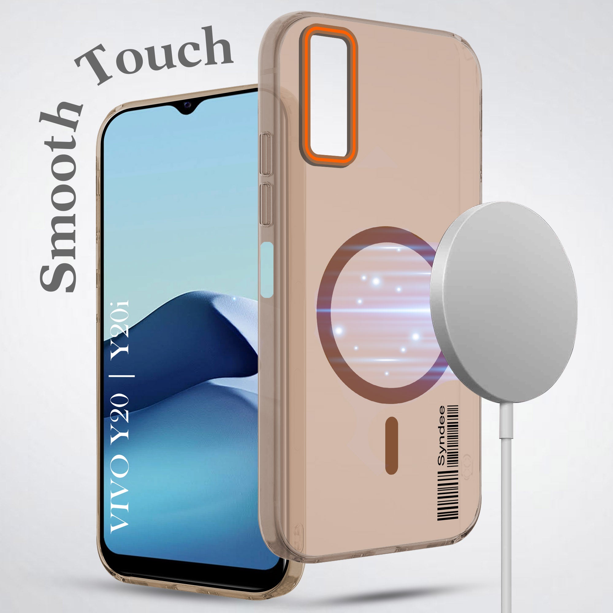 For Vivo Y20 | Y20i Back Cover Case (Soft Touch | Camera Bump Protection | MagSafe Compatible | Matte Finish)