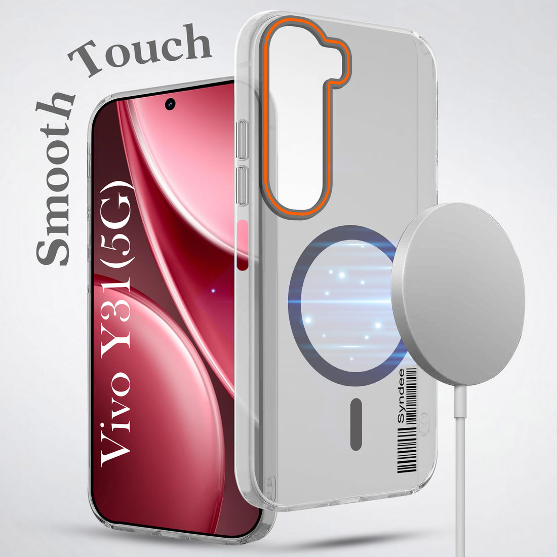 For Vivo Y31 5G Back Cover Case (Soft Touch | Camera Bump Protection | MagSafe Compatible | Matte Finish)