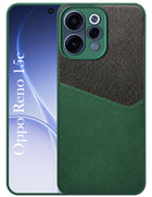 For Oppo Reno 15c Back Cover Case (Dual PU Leather Stitch | Professional Minimalist | Soft and Flexible)