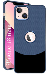For Apple iPhone 13 Mini Back Cover Case (Elegant PU Leather Finish | Premium Minimalist Professional | Camera Protection Bump)