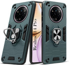 For Realme 14 Pro Back Cover Case (Shockproof Dual Layer Polycarbonate |Ring Holder Kickstand)