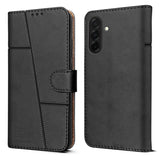For Samsung Galaxy A26 5G Flip Cover Case ( Stitched Leather with Magnetic Closure)
