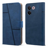 For Vivo V30e 5G Flip Cover Case (Stitched Leather with Magnetic Closure)