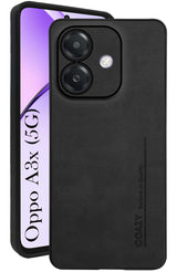 For Oppo A3X 5G | Oppo A3 5G Back Cover Case (Professional Vegan Leather | Camera Protection | Slim & Soft)