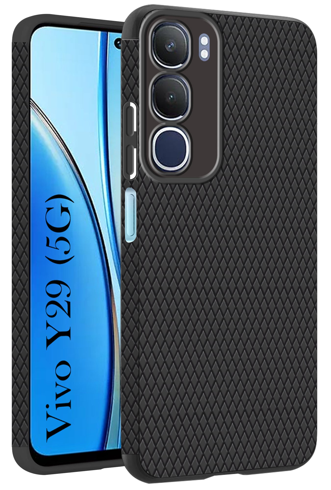 For Vivo Y29  Back Cover Case (Liquid Silicone | Side Grip | Camera Protection)