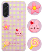 For Samsung Galaxy A37 5G Back Cover Case (3D Cute Cartoons | Hard Back Side Soft | Matte Premium Finish | HD Printing)