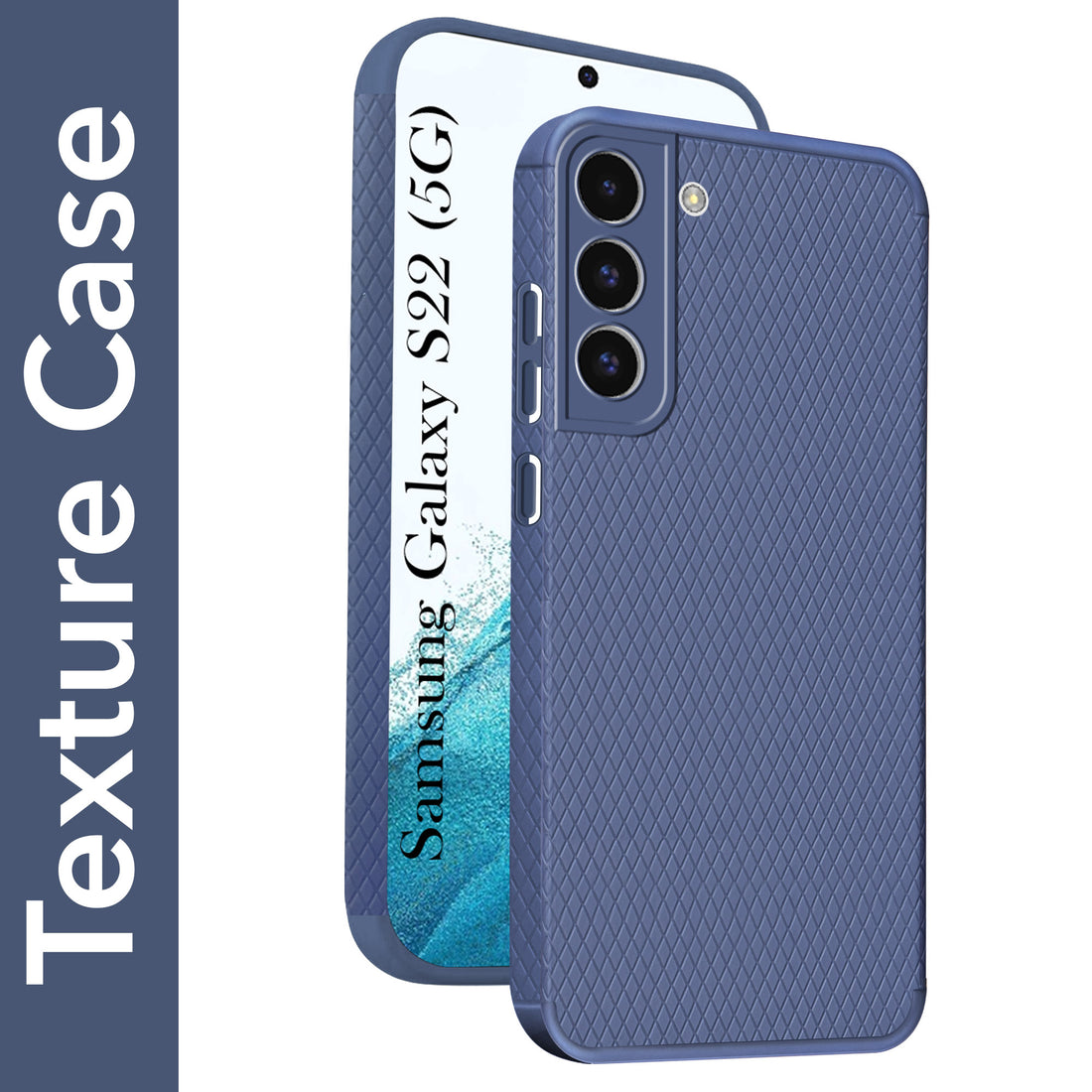 For Samsung Galaxy S22 5G Back Cover Case (Liquid Silicone | Side Grip | Camera Protection)