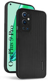 For OnePlus 9 Pro Back Cover Case ( Textured Grip Design | Camera Protetion | Slim and Light Weight | Soft Touch and Feel | Black )