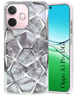 For Oppo A5 Pro Back Cover Case ( Dual Design Glitter Sparkle and Detachable Diamond Print Case | Soft and Flexible)