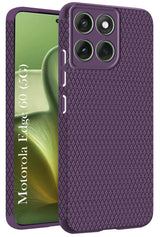 For Motorola Moto Edge 60 Back Cover Case (Liquid Silicone | Side Grip | Camera Protection)
