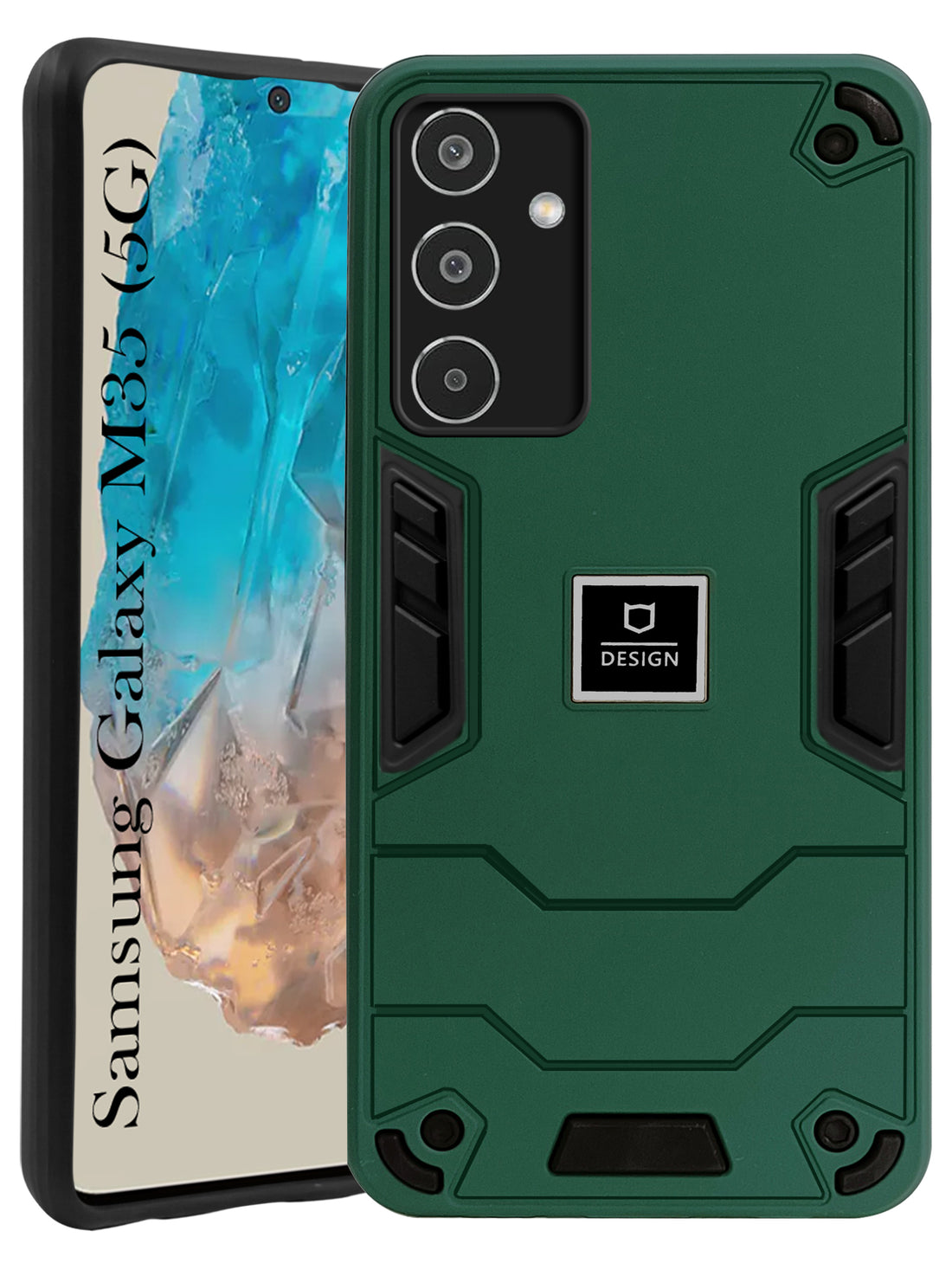 For Samsung Galaxy M35 5G Back Cover Case (Lightweight Hybrid Shockproof Polycarbonate)