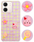 For Oppo A5X Back Cover Case (3D Cute Cartoons | Hard Back Side Soft | Matte Premium Finish | HD Printing)