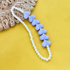 Heart Shape Charms With Small Pearl Beads