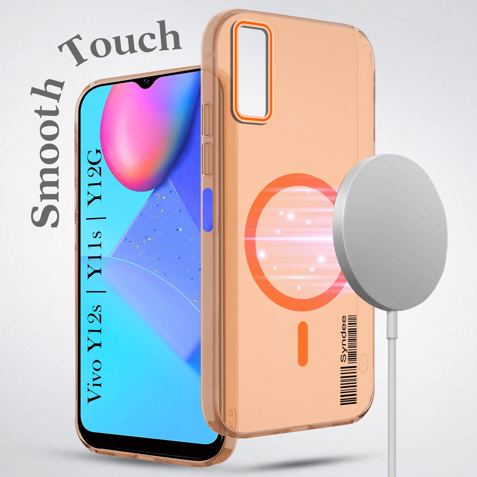 For Vivo Y12s | Y11s | Y12G Back Cover Case (Soft Touch | Camera Bump Protection | MagSafe Compatible | Matte Finish)