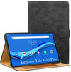 For Lenovo Tab M10 Plus 10.3 Inch TB-X606/X606F/X606X/X606V Flip Cover Folio Cover (PU Leather | Multi-Angle Smart Stand | Card Storage Slots | Silicone Back Pouch)