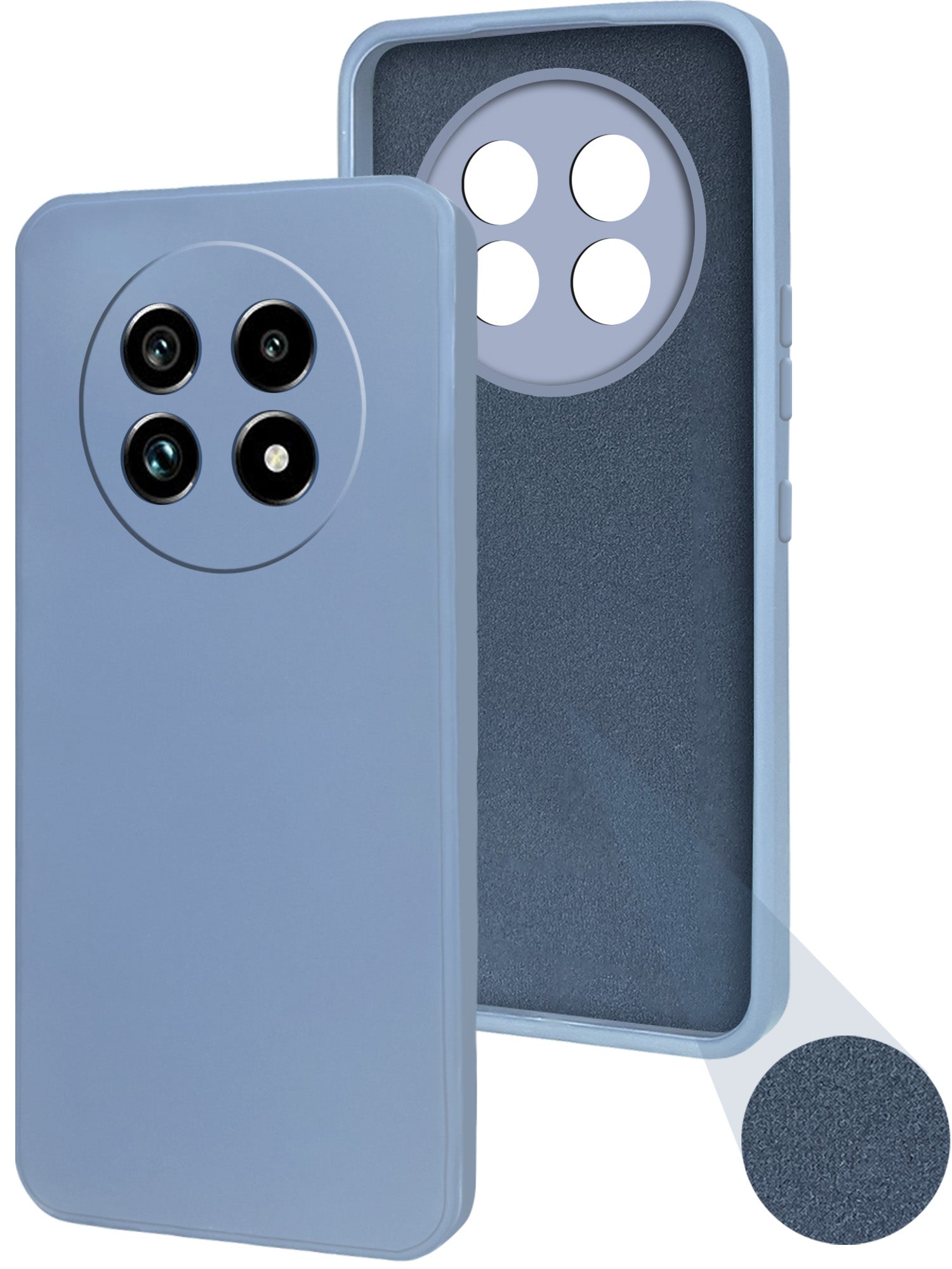For Realme 13 Pro | Realme 13 Pro Plus 5G Back Cover Case (Matte Finish Silicone with Inside Fiber Cloth)