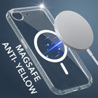 For Apple iPhone 16e | iPhone 17e Back Cover Shockproof Crystal-Clear (MagSafe Wireless Support | Drop & Camera Protection | Hard Polycarbonate)