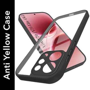 For Vivo V70 | Vivo V70 Elite (5G) Back Cover Case Ultra-Hybrid (Lifetime Anti Yellow | Anti Scratch | Crystal Clear Shockproof)