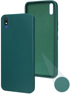 For Samsung Galaxy A10 Back Cover Case ( Matte Finish Silicone with Inside Fiber cloth)