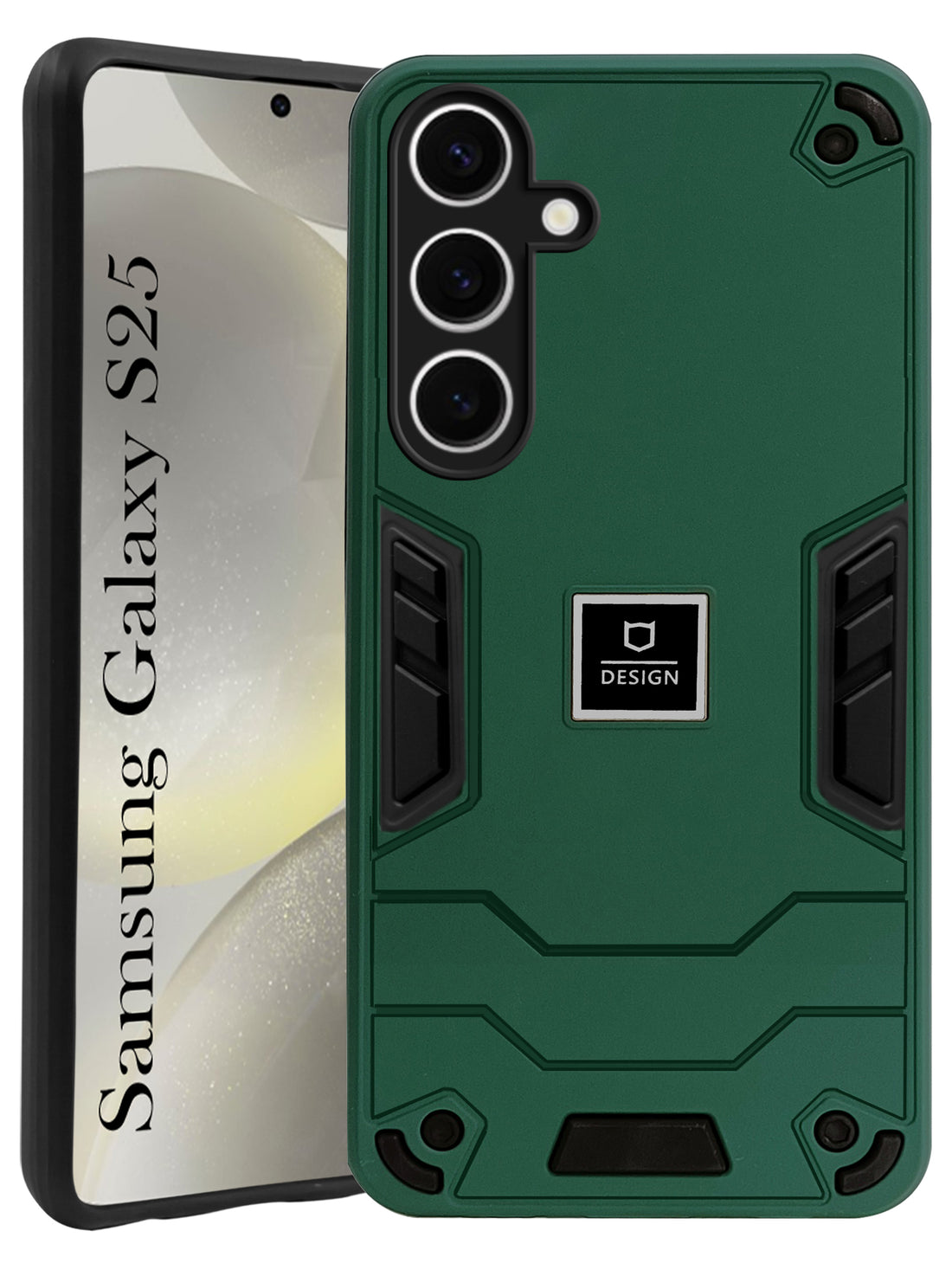 For Samsung Galaxy S25 Back Cover Case (Lightweight Hybrid Shockproof Polycarbonate)