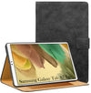For Samsung Galaxy Tab A7 Lite 8.7 Inch SM-T225/T220/T225N/T227U  Flip Cover Folio Cover (PU Matte Leather | Multi-Angle Smart Stand | Card Storage Slots | Silicone Back Pouch)