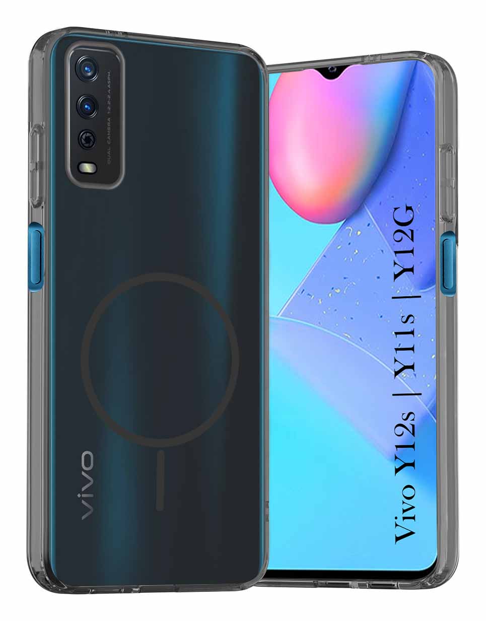 For Vivo Y12s | Y11s | Y12G Back Cover Case Silicone (Slim Paper Thin | Camera Protection Bump | Minimalist Professional | Soft Flexible)