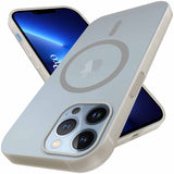 For Apple iPhone 13 Pro Back Cover Case (Frosted Matte Feel | MagSafe Compatible Wireless Charging | Polycarbonate Material)