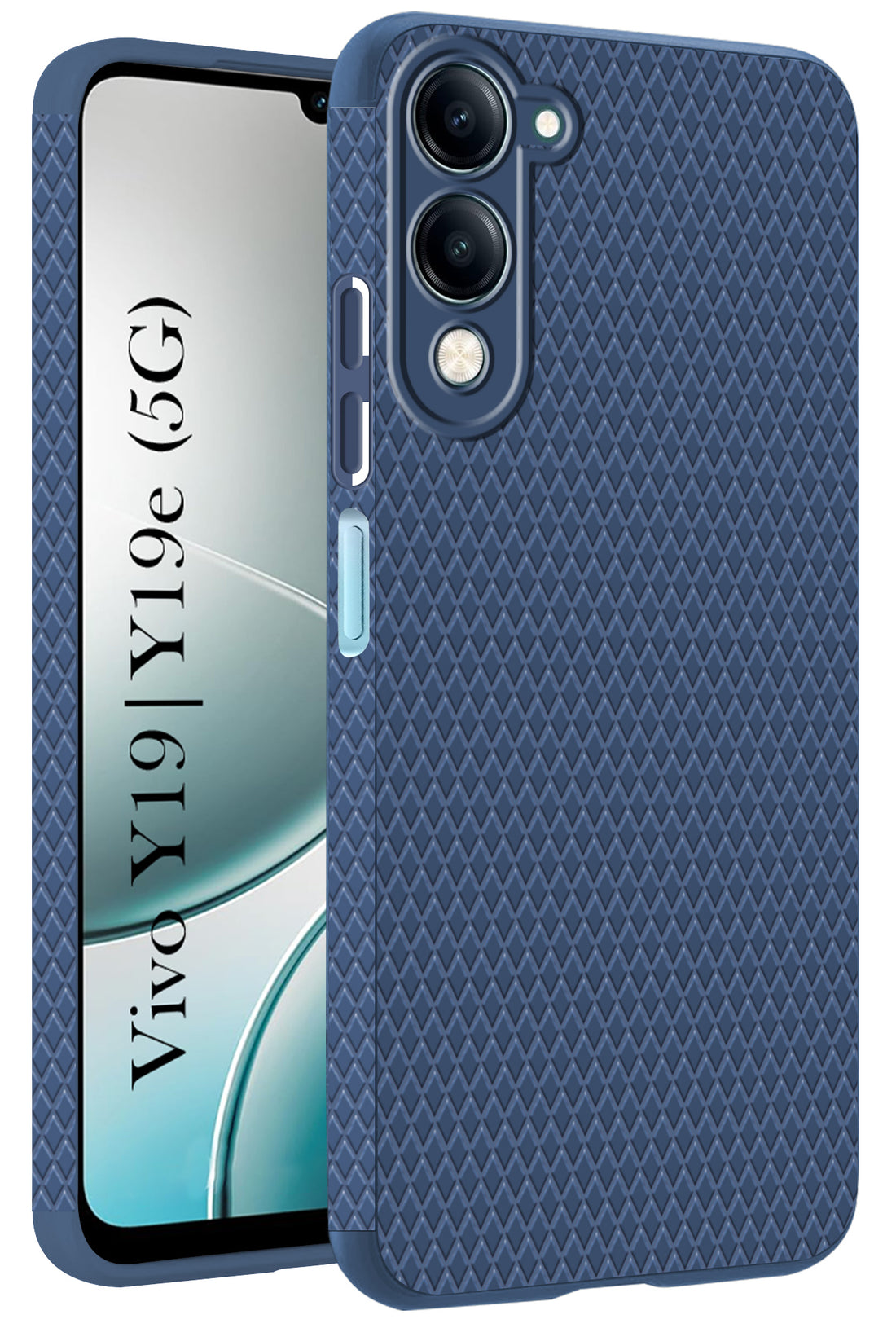 For Vivo Y19 | Vivo Y19e | Vivo T4 Lite Back Cover Case (Liquid Silicone | Side Grip | Camera Protection)