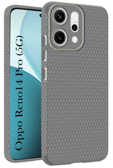 For Oppo Reno14 Pro 5G | Oppo Reno 14 Pro 5G Back Cover Case  (Liquid Silicone | Side Grip | Camera Protection)