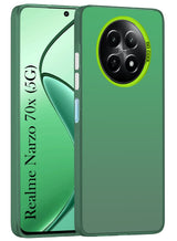 For Realme Narzo 70x 5G Hard Back Cover Case (Velvet Touch | Professional Glossy Finish | Camera Protection Bump)