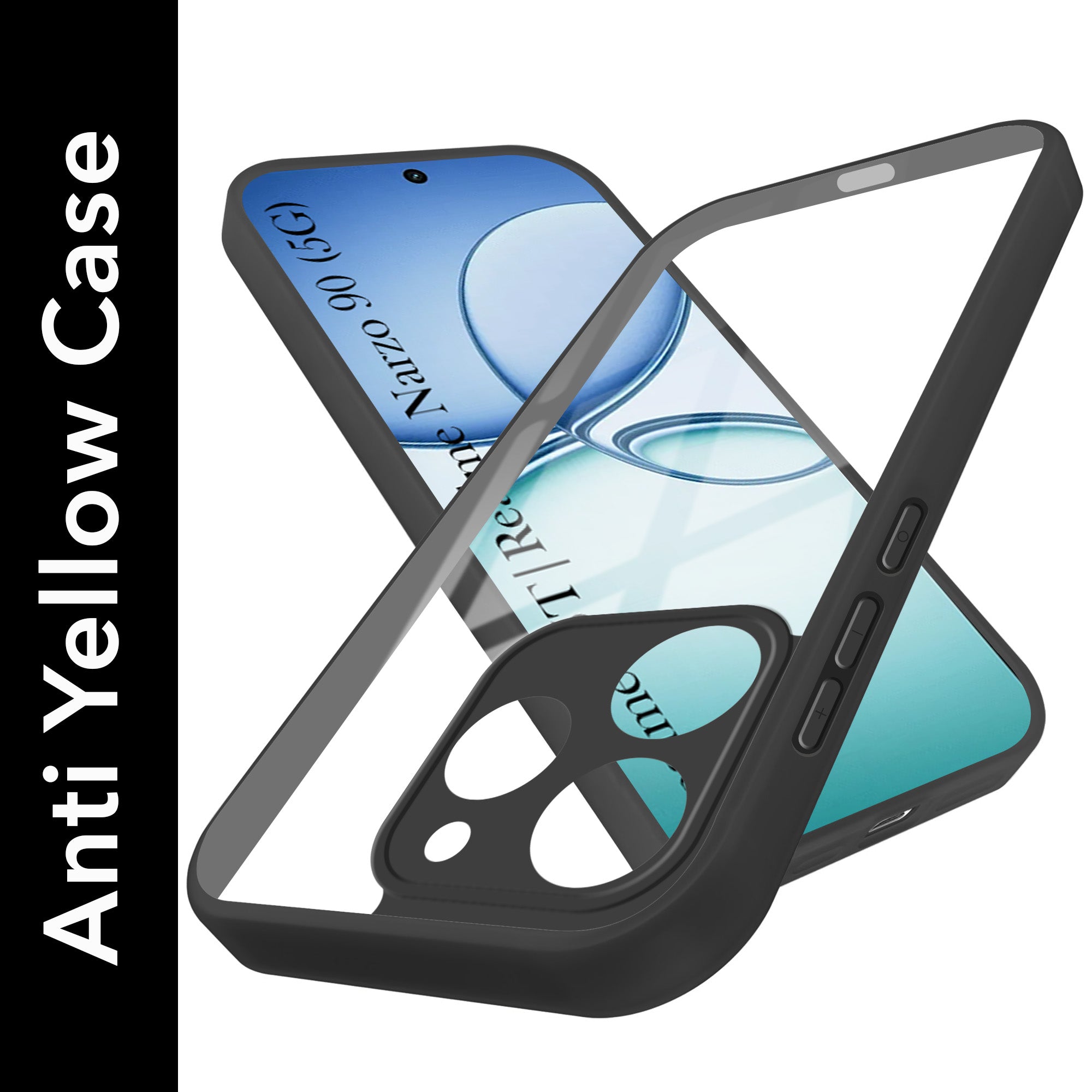 For Realme 15T | Realme Narzo 90 Back Cover Case (Lifetime Anti Yellow | Anti Scratch | Crystal Clear Shockproof)