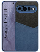 For Google Pixel 11 Back Cover Case (Dual PU Leather Stitch | Professional Minimalist | Soft and Flexible)