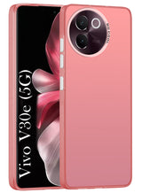 For Vivo V30e 5G Hard Back Cover Case (Velvet Touch | Professional Glossy Finish | Camera Protection Bump)