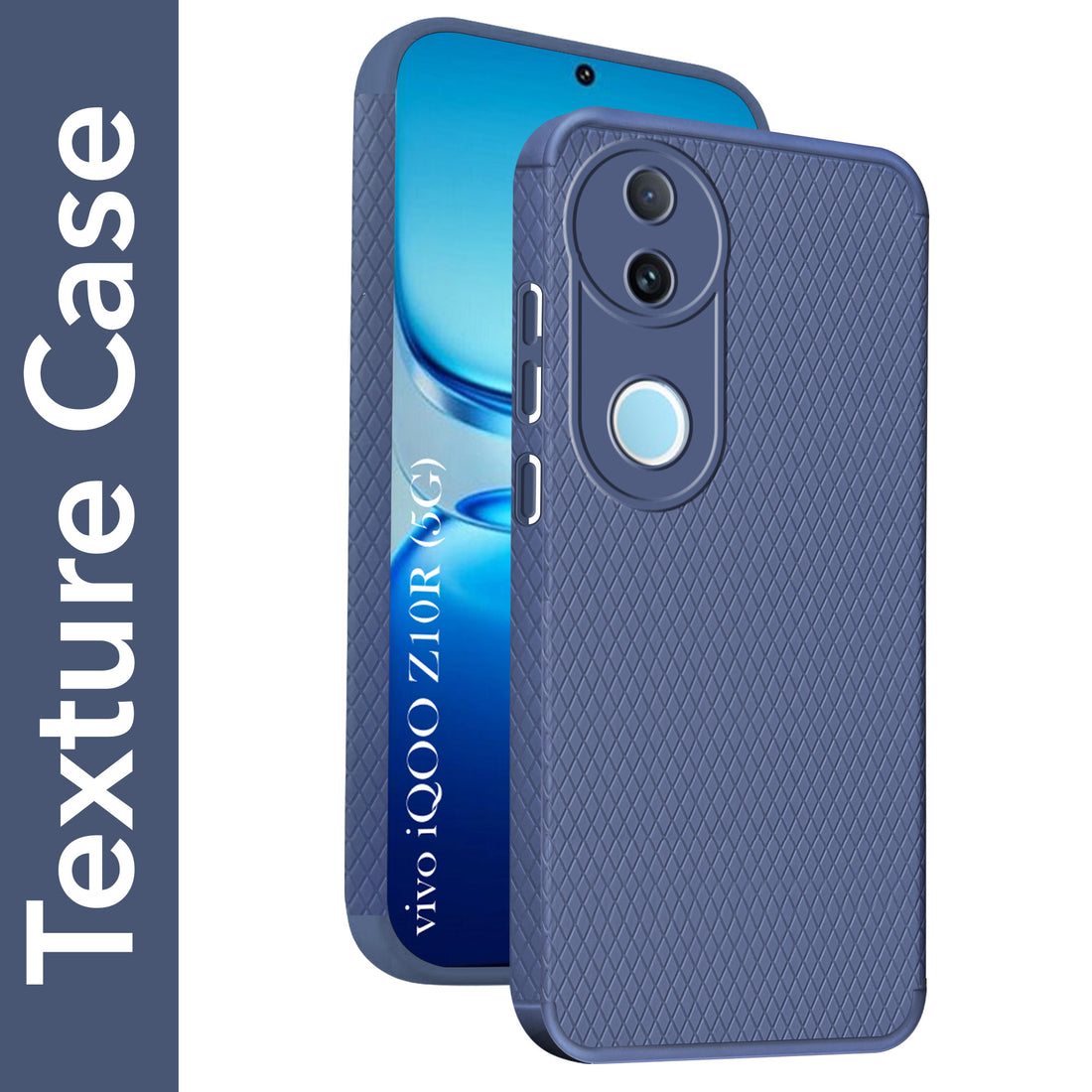 For Vivo iQOO Z10R Back Cover Case (Liquid Silicone | Side Grip | Camera Protection)